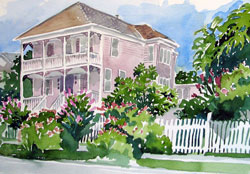 Artwork title 'Abloom' - Contact The Water's Edge Studio and Gallery for price and availability - gayle at galvestonwatersedge dot com