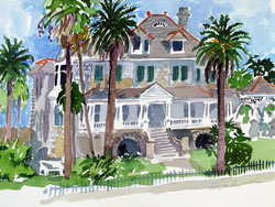 Artwork title 'Broadway' - Contact The Water's Edge Studio and Gallery for price and availability - gayle at galvestonwatersedge dot com