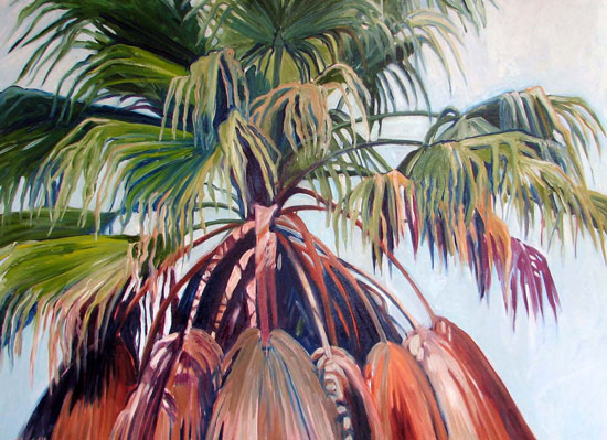 Artwork Title 'Clipping Out the Sun'- Contact The Water's Edge Studio and Gallery for price and availability - gayle at galvestonwatersedge dot com