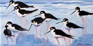 Artwork title 'Conference' - Contact The Water's Edge Studio and Gallery for price and availability - gayle at galvestonwatersedge dot com