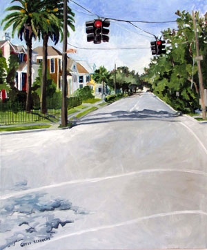 Artwork title 'The Kempner Park Neighborhood' - Contact The Water's Edge Studio and Gallery for price and availability - gayle at galvestonwatersedge dot com