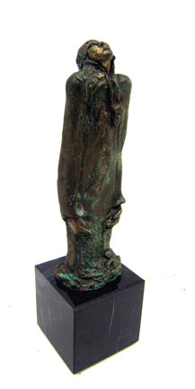 Sculpture Artwork by Pat Moberley Moore currently showing at The Water's Edge Studio and Gallery, Artwork is a bronze sculpture titled 'Water', 15 inches high; Contact thewatersedge at houston dot rr dot come for more information
